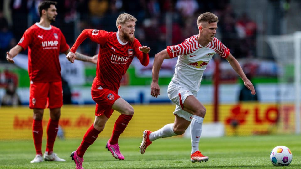 Dani Olmo of Rb Leipzig