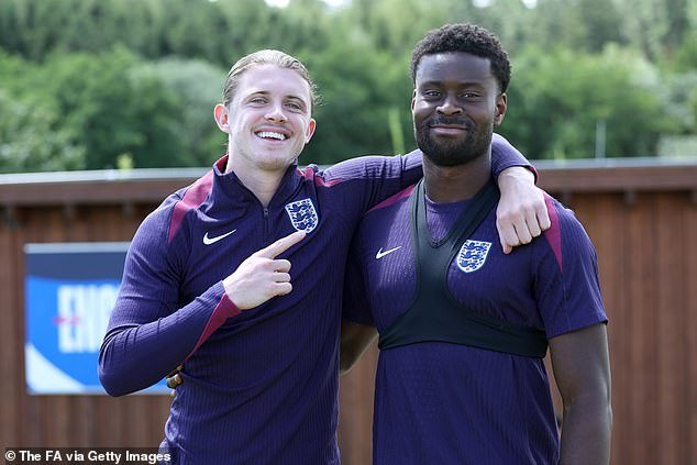 England defender Marc Guehi, right, was revealed to have been the best 'traitor' in the group