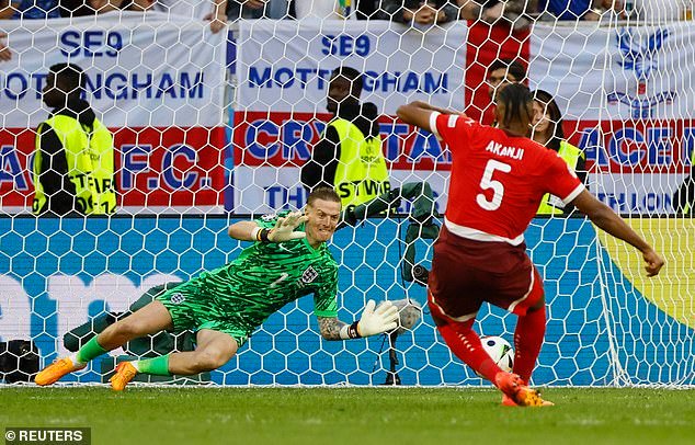 Walker reflected on England's penalty shoot-out win over Switzerland in the quarter-finals